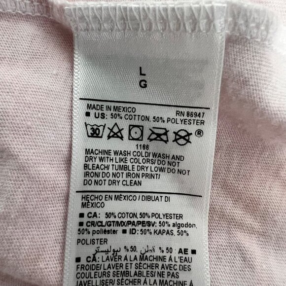 The Simpsons Women’s Short Sleeve Pink Tie Dye Graphic T-Shirt Size Large - Picture 9 of 9